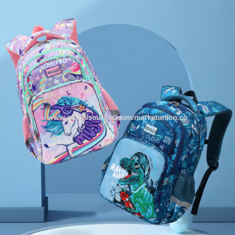 Sac à Dos Licorne pour Filles, Sac à Dos Dinosaure pour Garçons, Sac d'École Primaire pour Maternelle, Cartable Léger for sale at factory direct price