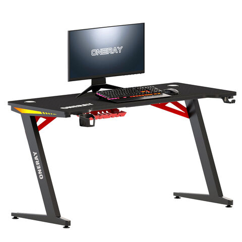 طاولة ألعاب كمبيوتر مريحة وعصرية قابلة للتخصيص مع حامل أكواب for sale at factory direct price