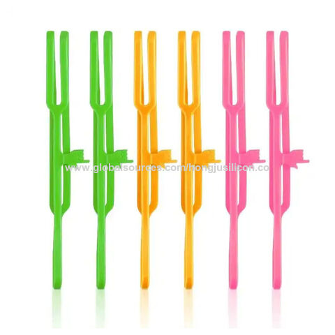 Preço de fábrica Marcadores de dedo engraçados personalizados de silicone de cores sortidas para livros de material escolar Marcador elástico bonito for sale at factory direct price