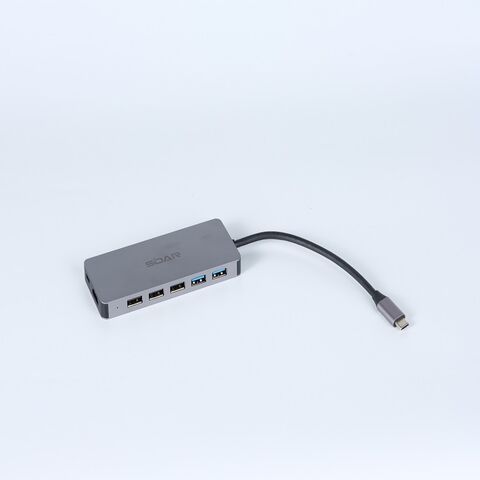 Estación de Acoplamiento USB C 11 en 1 con Salida de Monitor 4K, Puerto de Pantalla, Mini Dock para Laptop, Adaptador Multipuerto USB Tipo C, Estación de Acoplamiento PD 87W