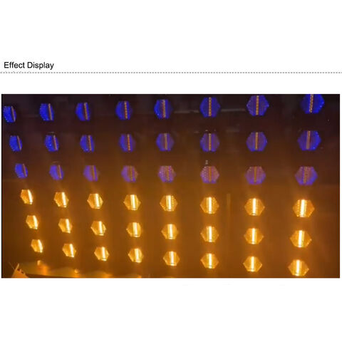 Foco Retro LED Portman Pixel 6x60W RGB para escenario, luz estroboscópica, luces vintage de pared para DJ, discotecas, fiestas y conciertos - Luces de efectos for sale at factory direct price