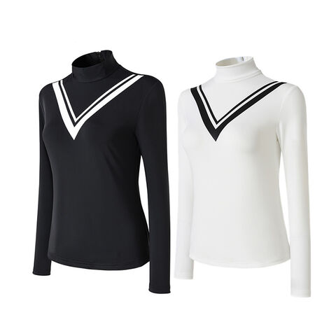 Mejore su juego con las camisas de golf de manga larga de Ninghow Apparel for sale at factory direct price