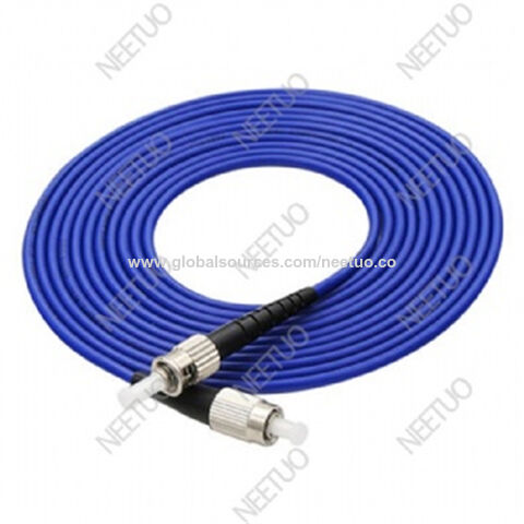 1 Core Fc-st Spiral Steel Tube Armored Patch Cord Fc/upc-st Single Mode ...