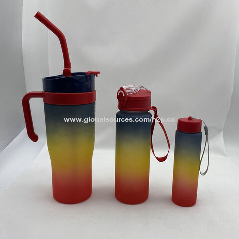 Tazas de Regalo 3 en 1, Tazas de Agua de Plástico, Vaso con Asa