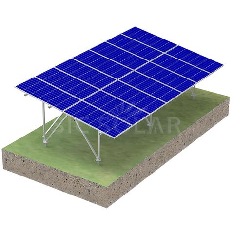 W Type Ground Mounted For Solar Panel Mounting - China Wholesale Ground ...