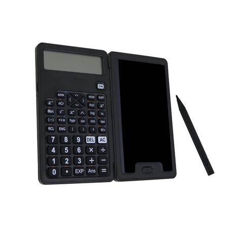 آلة حاسبة 2 في 1 ودفتر ملاحظات للتابلت مع آلة حاسبة جيب صغيرة مع تابلت كتابة LCD for sale at factory direct price