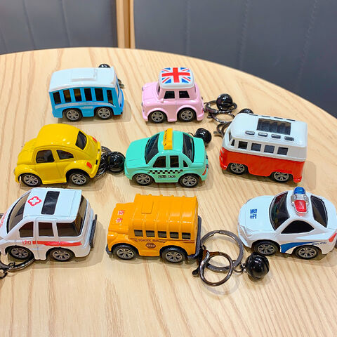 Cute Car Toy Creative Key Chain Student School Bag Pendant Couple