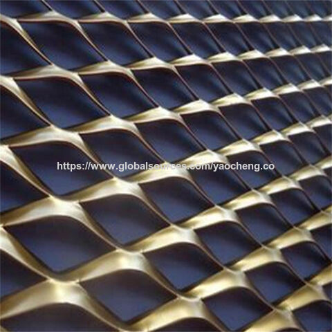 Factory Supplier Pvc Expanded Metal Mesh Wire Mesh For Decoration ...