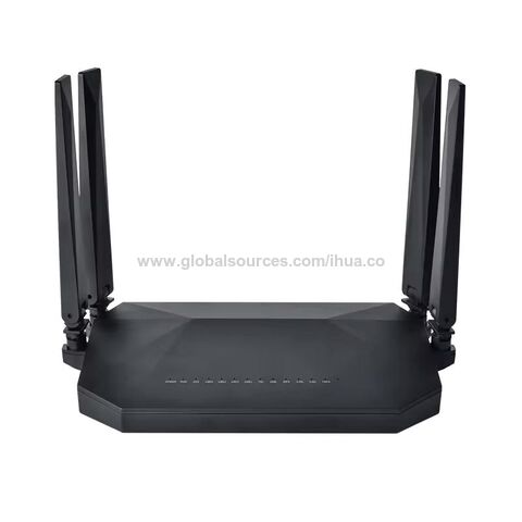 Black Onu Fiber Router Xpon Gpon Epon Band Ftth Network 4x Antenna ...