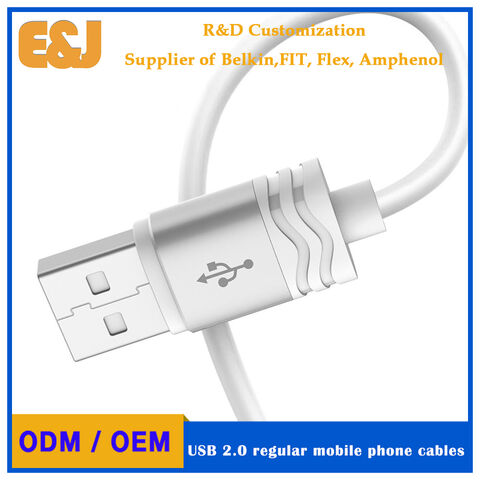 Usb Cable With Package Usb 2.0 Regular Mobile Phone Cables 2.4a 1m ...