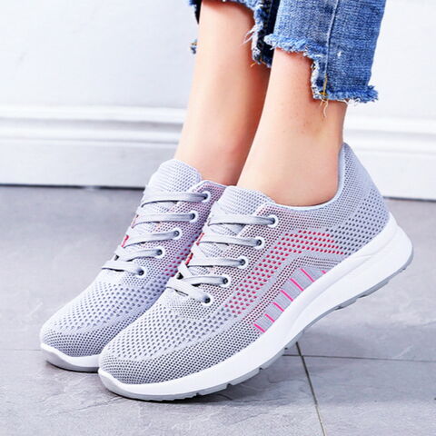 Nuevos Modelos Zapatos Casuales para Niñas y Damas, Zapatillas Deportivas Blancas para Running for sale at factory direct price