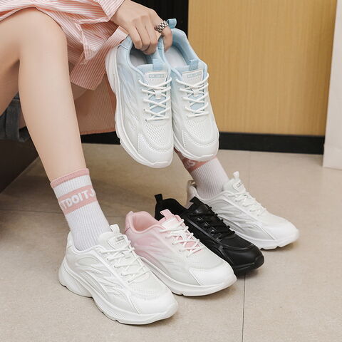 Chunky White Luxary Sneakers Ladies Running Casual Shoes buy Fashion Light Male Tenis Sports Fitness Footwear