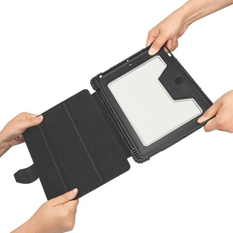 Armor Serie TPU PC Material 10.2 Zoll Folio Stoßfeste Tablet Hülle mit Stifthalter iPad Schutzhülle