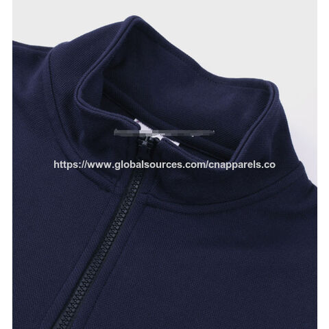 Camisetas de Hombre con Cremallera de 1/4, Mangas Largas