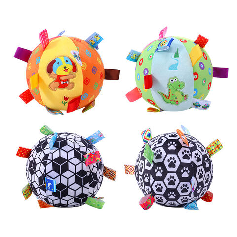New Pet Toy Sound Plush Rattle Ball Dog Toy Bite Teeth Relief Dog ...