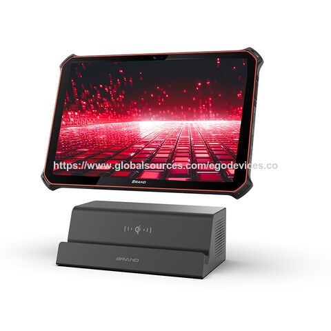 حار بيع، IP68 10 "اللوحي وعرة رقيقة جدا مع شاحن لاسلكي للمعلم والعاملين في الهواء الطلق ومركز التسوق for sale at factory direct price