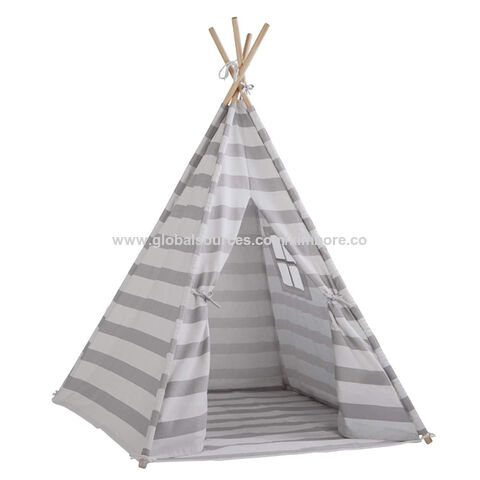 2024 mejor vendedor tipi indio tienda para niños, tipi tienda de juegos para niñas y niños al aire libre camping Playhouse
