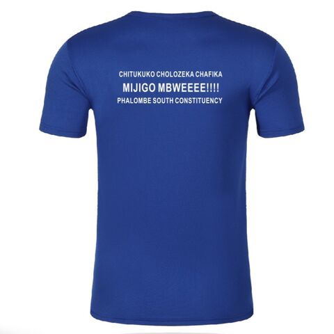 Camisetas promocionais para campanhas eleitorais com impressão de logotipo personalizado de fábrica, gola redonda, algodão e poliéster for sale at factory direct price