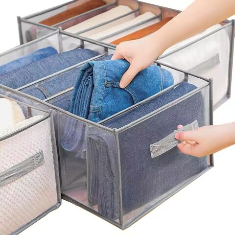 Organizador de Roupa de Guarda-Roupa, Organizadores de Armário, Armazenamento, Caixa de Armazenamento de Roupa, Organizador, Sacos de Armazenamento de Roupa Quadrados de Nylon 200 Unidades for sale at factory direct price