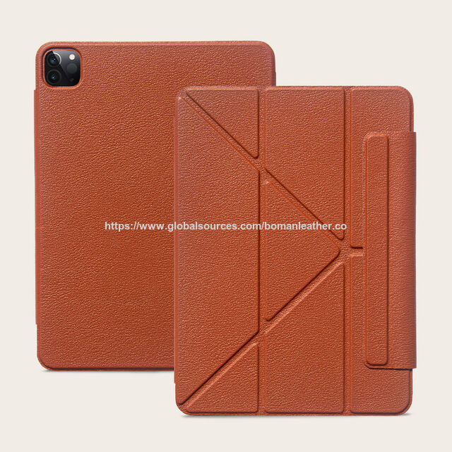 Funda de tableta a prueba de golpes personalizada de cuero de 11 y 12.9 pulgadas para iPad Pro Air 9ª y 10ª generación for sale at factory direct price