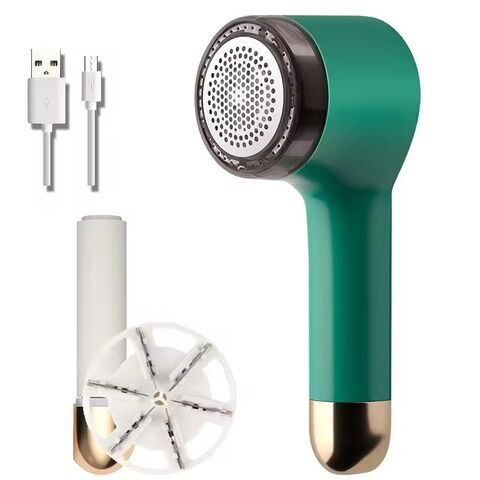 Rasoir Anti-Bouloches Électrique USB Rechargeable, Tondeuse Anti-Peluche, Brosse Anti-Poils, Lames 6 Feuilles pour Pulls et Vêtements for sale at factory direct price