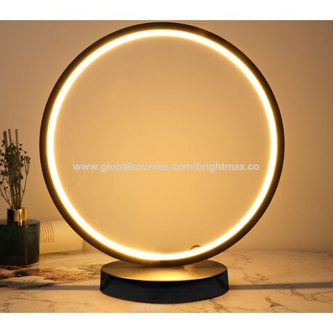 Lámpara de escritorio creativa, lámpara de escritorio de protección ocular para estudio, lámpara de escritorio china moderna y minimalista, lámpara de anillo LED, lámpara de escritorio con anillo for sale at factory direct price
