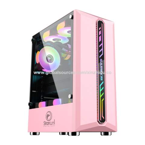 Led Light Strip Panel Gaming Pc Case Line Hollow Heat Dissipation Panel ...