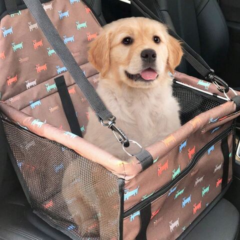 Popular Alfombrilla para Coche de Perro con Bolsa de Malla para Viajes en Coche, Bolsa para Perro, Asiento de Seguridad para Perro, Cesta para Asiento de Coche para Perro - Ventas Populares