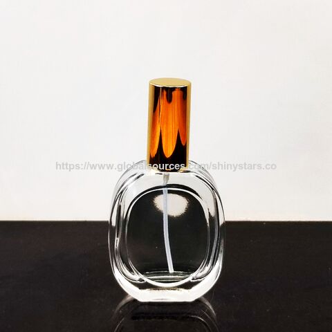 57ml Clear Luxury Glass Perfume Bottle With Screw Cap Wholesale ...