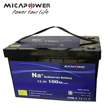 Mica 12.4v Sodium Ion Battery 12v 12 Volt 100ah Na Ion Battery For Car ...