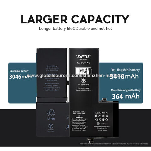 Deji 100% Zero Cycle Health Cell Phone Battery For Iphone 11 Pro A2215  A2160 A2217 $7.4 - Wholesale China Battery For Iphone 11 Pro at Factory  Prices from Shenzhen huidafa technology Co.,Ltd | Globalsources.com