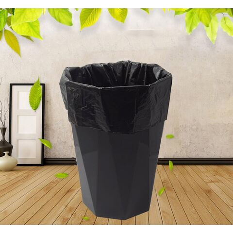 Sacs poubelles noirs en gros, imprimables, épaissis pour cuisine, salon, chambre, salle de bain, à fond plat, résistants à la déchirure for sale at factory direct price