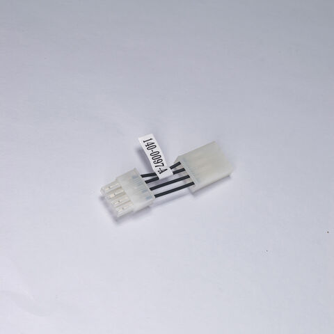 Fabricante OEM personalizado de mazos de cables 4P a 4P con terminal blanco, cable eléctrico para cámaras de seguridad LED for sale at factory direct price