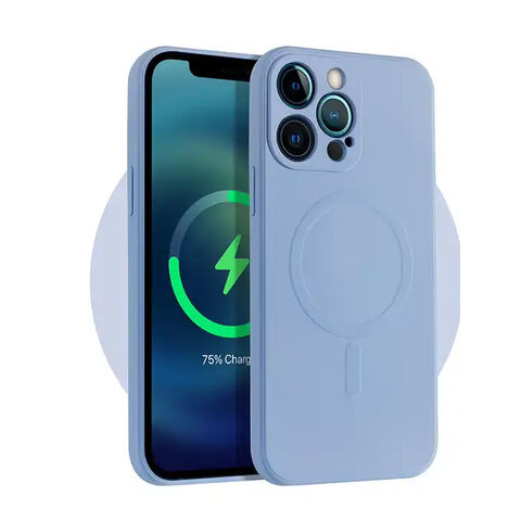 Coque de Téléphone Portable en Silicone Liquide Couleur Pure avec Aimant Sans Fil à Prix Surprise Personnalisée OEM ODM pour iPhone for sale at factory direct price