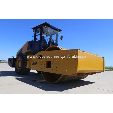 Straßenwalze 526F, 26 Tonnen, Einzeltrommel-Straßenwalze zu verkaufen - Vibrationswalze für den Straßenbau for sale at factory direct price