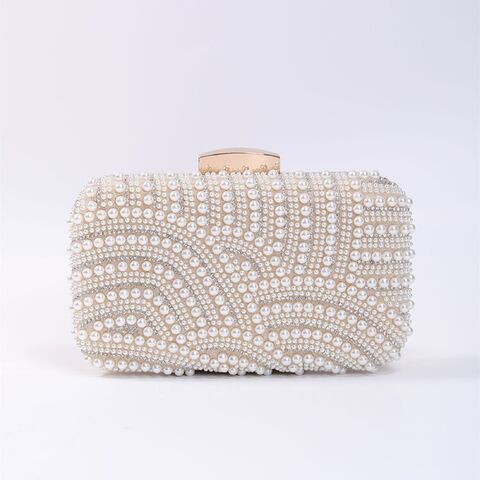 Crystal Evening Bag, OEM Services are Accepted, Three Colors are Available for sale at factory direct price