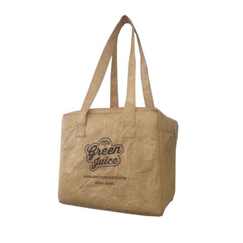 Bolsa tote de papel con certificación FSC, material resistente al agua y lavable. Papel 100% reciclable. 24530-2