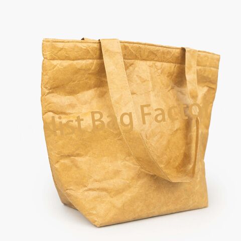 Bolsa tote de papel con certificación FSC, material resistente al agua, lavable y 100% reciclable 24530-4