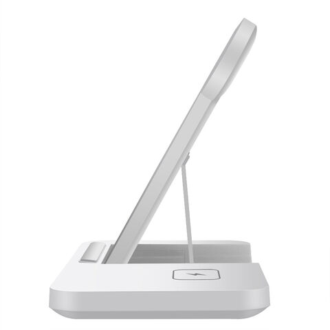 Carregador Sem Fio Magnético Dobrável 3 em 1 OEM de 15W para iPhone, iWatch, AirPods - Suporte para Telefone for sale at factory direct price