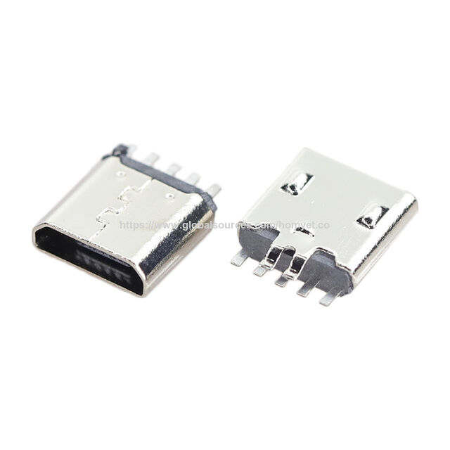 Factory Supply Android Phone Adapter Plug Micro Type B 5p Female Socket ...