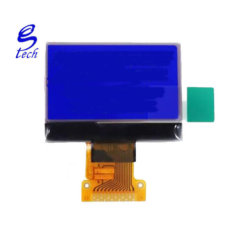 3.3V COG LCD-Modul mit blauem Hintergrund und weißer Schrift, 12-Pin-Lötanschluss, LC-Treiber ST7567 LCD-Display for sale at factory direct price