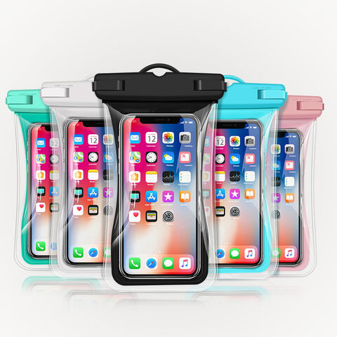 Fundas de Móvil Impermeables Baratas con Descuento para Exportación, Fundas Flotantes Planas con Airbag para Playa y Lluvia for sale at factory direct price