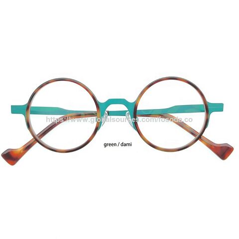 Compre Gafas De Diseñador Redondas Pequeñas Para Mujer, Monturas