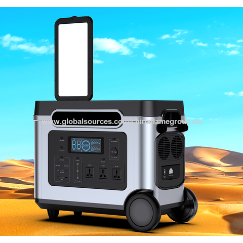 3600w Solar Generator Portable Rechargeable Power Station For Travel ...