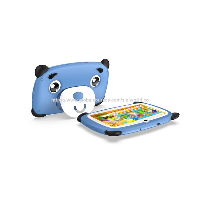 Tablet Infantil al por Mayor de 7 pulgadas con SC9863a RAM 2GB+ROM 32GB / Pantalla IPS 1024*600 / P+G / para Primaria / con Soporte / Barata / Rosa o Azul