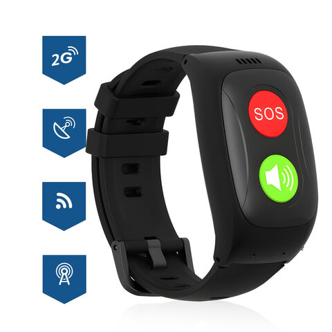2024 Custom Smart Watch New Elder Sos Gps 2g Sim Card Two Way Call