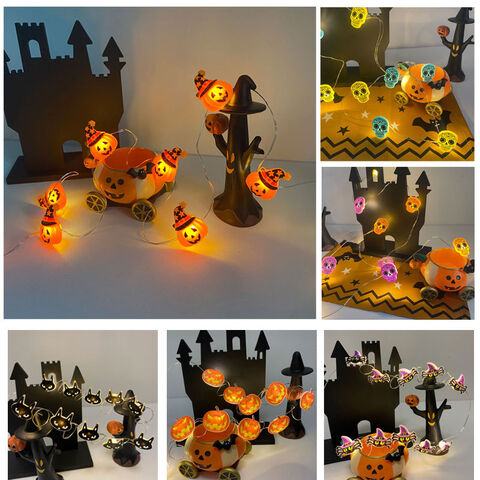 Halloween Deko LED Lichter Kürbis Fledermaus Geist Dekoration Lichter Großhandel