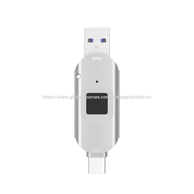 Fornecedor preço de fábrica, unidade flash USB com impressão digital, protetor de criptografia for sale at factory direct price