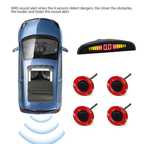Automatisches 4-Sonden-Einparkhilfesystem mit großer Reichweite, digital, wasserdicht, Alarm und Summer für LKW und Bus for sale at factory direct price