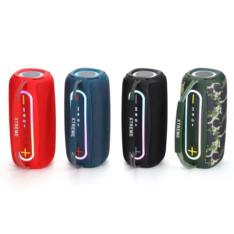 Waterproof bt wireless speaker with bass sound RGB light for sale at factory direct price